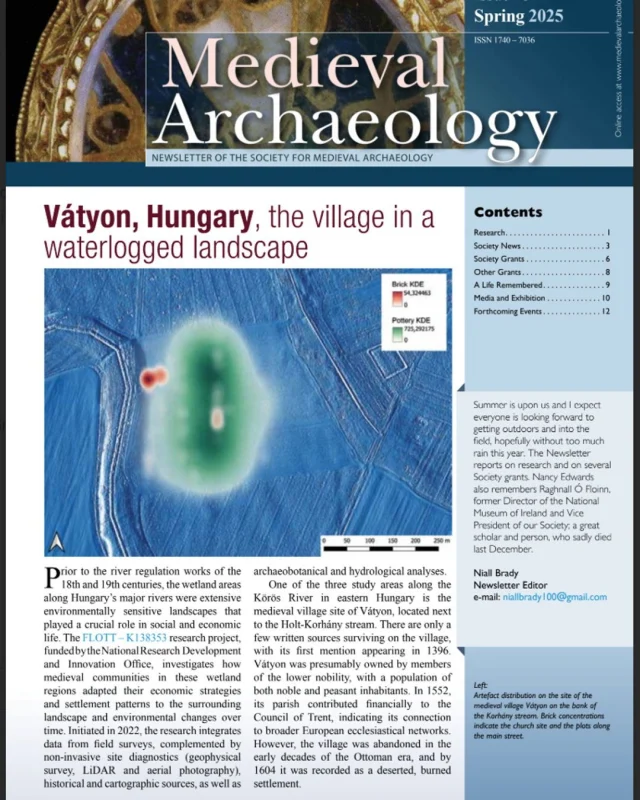 Here's a sneak peek at our latest Newsletter! Hard copies should be arriving with Members soon but if, like us, you absolutely can't wait then the digital copy is available in the Members' Area of our website! https://medievalarchaeology.co.uk/spring-2025-newsletter-is-here/